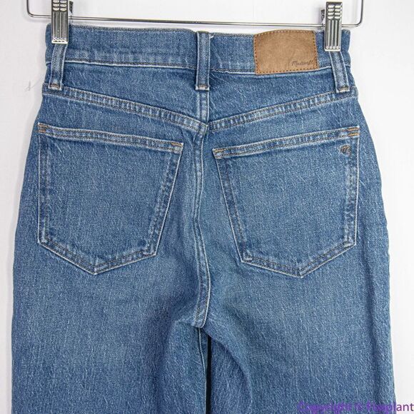 NEW Madewell The Petite Perfect Vintage Wide-Leg Jean in Leifland Wash, 23P‎ - Picture 9 of 15